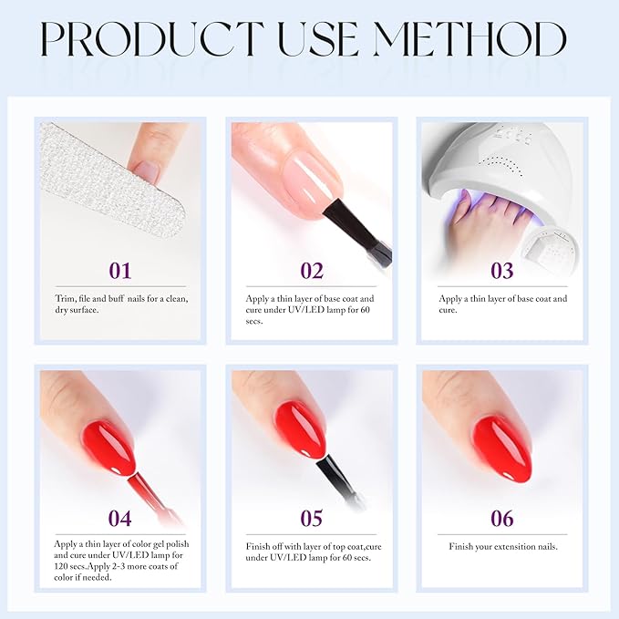 Double Rhythm 0.50 OZ Gel Polish Hema Free Same Color Same Bottle Golden Round Translucent Neutral Natural Milky 15 ML Jelly UV Polish Art DIY at Home (Nude Pink-C1491)