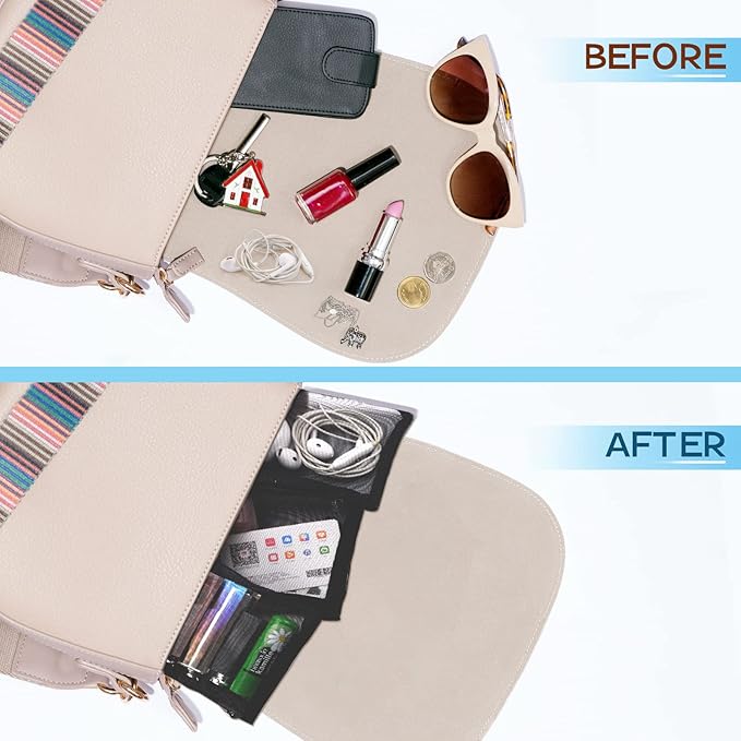 EASYFUN Small Zipper Pouch,6 Pieces Mini Mesh Pouch Coin Purse Portable Cosmetic Case Mesh Storage Bags with Key Kit Small Item Organizer,5 x 4 Inch