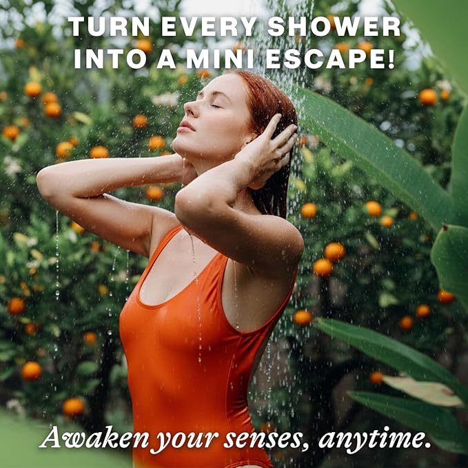 Shower Steamers Aromatherapy - USA Made with Natural Ingredients & Citrus Essential Oil, Valentines Day Gifts for Her & Him, Long Lasting Shower Bombs for Energy Boost, Spa Gifts for Women & Men