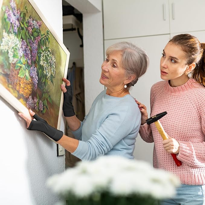 3 Pairs Elderly Skin Thin Protector Gloves Tone Fingerless Gloves Bruise Abrasions Protective Covering Men Women