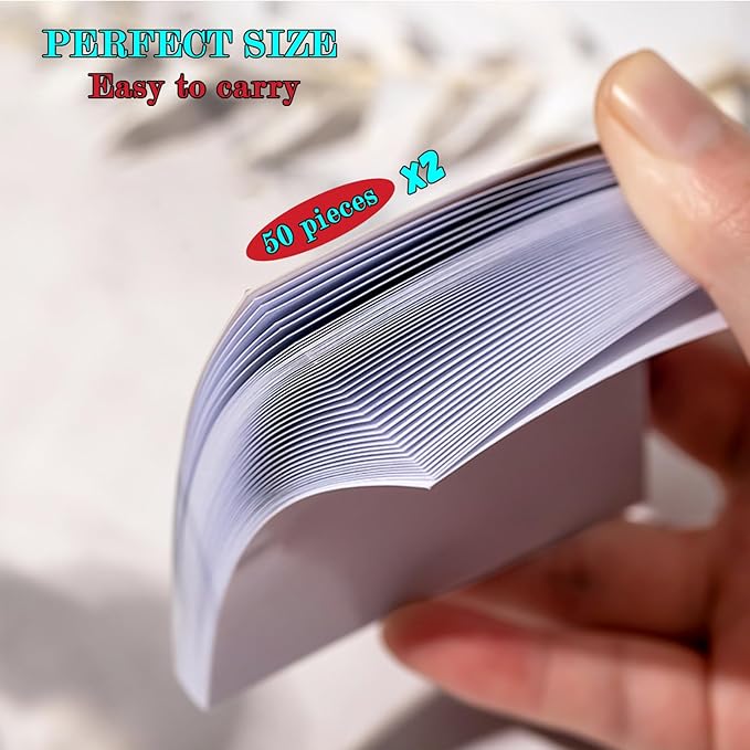 Nail art palette nail polish palette disposable nail mixing palette papers portable waterproof drawing makeup palette nail gel mixing tool 100pcs US241