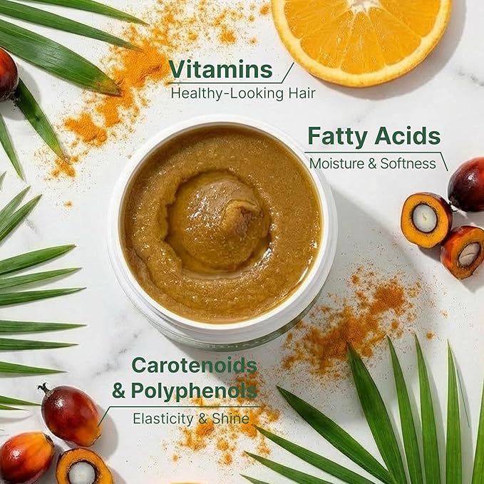 Dersie 100% Raw Batana Oil: Unrefined Raw Batana Oil Paste Sourced from Honduras (4 oz)