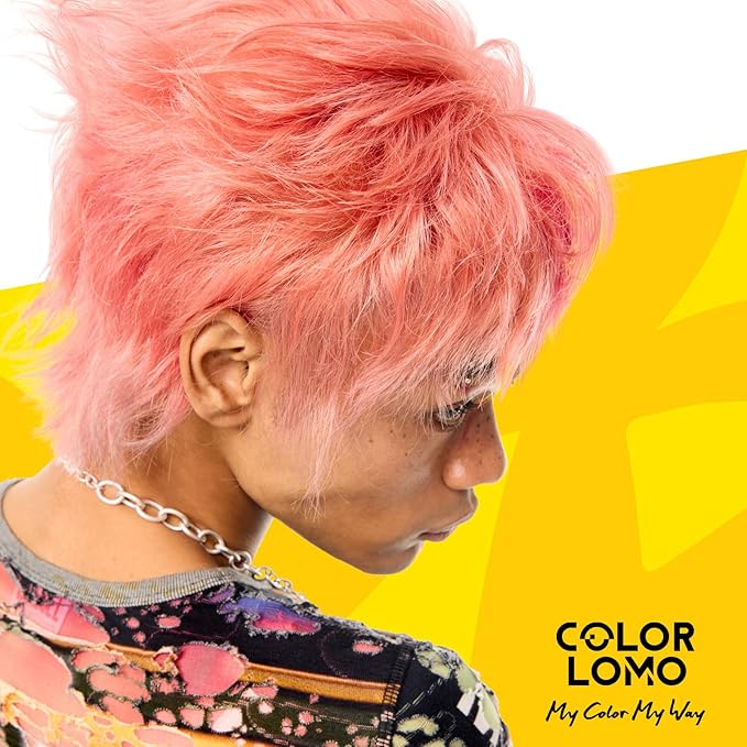 COLORLOMO Semi Permanent Hair Color - 6 oz Color Depositing Conditioner with Shea Butter & Almond Oil- Color Conditioner Depositing Hair Mask - Vegan, Paraben, Ammonia & Sulfate Free -Pink