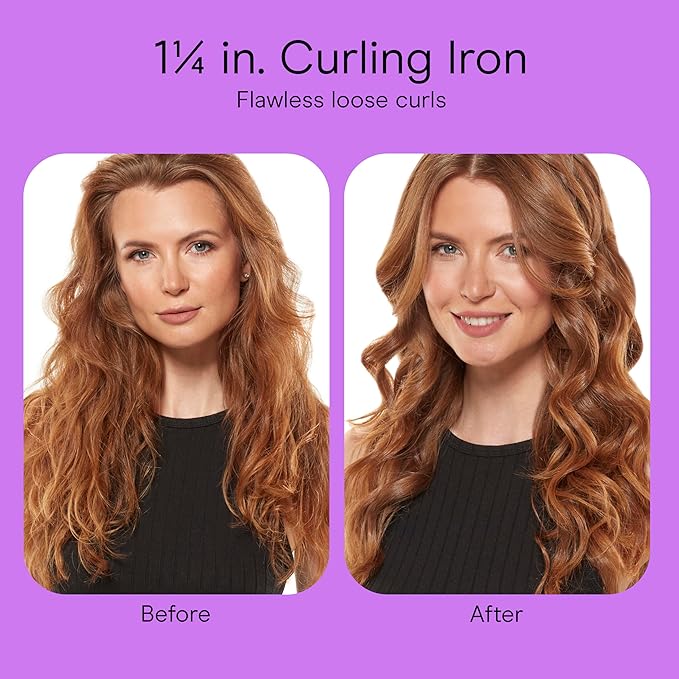 INFINITIPRO BY CONAIR 1 3/4-inch Curling Iron, 1 3/4 inch barrel produces voluminous curls – for use on medium and long hair, CD1009