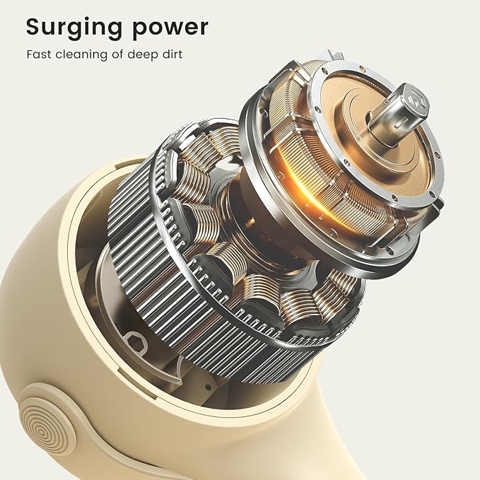 Electric Back Scrubber for Shower - Waterproof Rechargeable Exfoliating Brush for Deep Cleansing, Soft Bristles for Sensitive Skin, Dry/Wet Use for Back, Arms & Legs