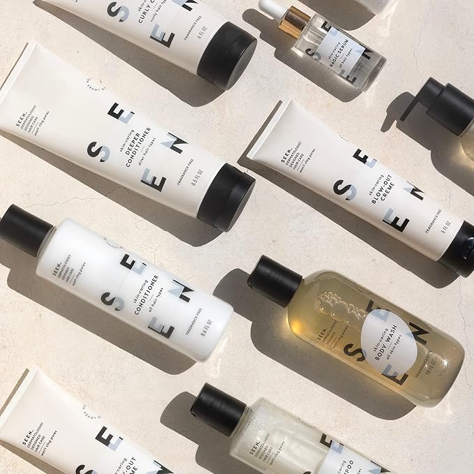 SEEN Shampoo Eco-Refill, Fragrance Free - Non-Comedogenic & Hair Shampoo- Dermatologist-Developed - Safe for Sensitive, Eczema & Acne Prone Skin