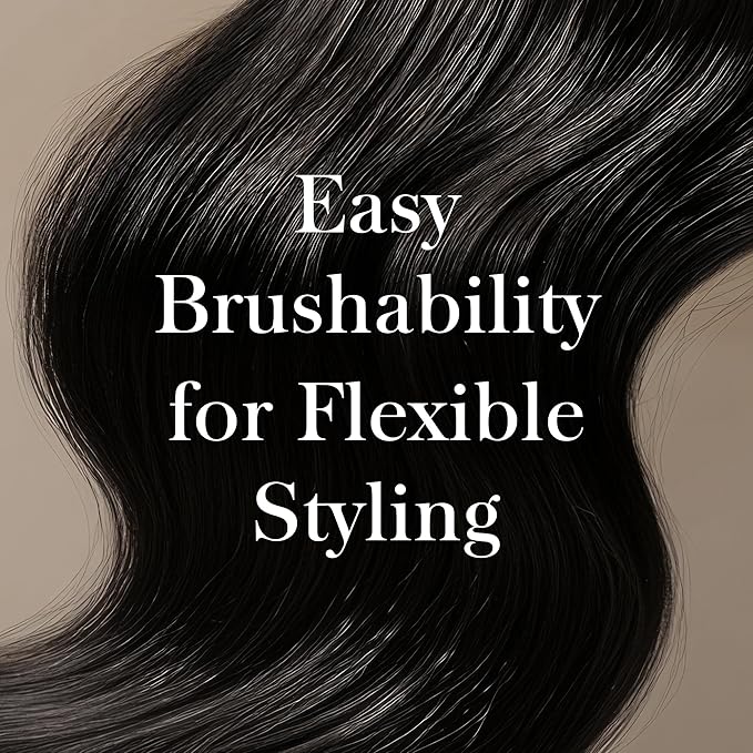 Jon Renau Flexible Holding Spray, Buildable Hold for Human Hair and Synthetic Wigs, Paraben and Sulfate Free Styling Spray, Brushable Finish with Shine and Body, 8.5 oz