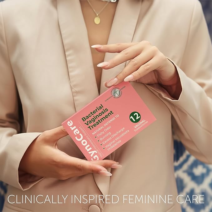 Bacterial Vaginosis Treatment | BV Treatment For Women | Boric Acid Suppositories For Women | Natural Homeopathic for Odor, Itching, Discharge, BV Imbalance | 12 Vaginal Suppositories