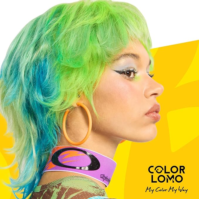 COLORLOMO Semi Permanent Hair Color - 6 oz Color Depositing Conditioner with Shea Butter & Almond Oil- Color Conditioner Depositing Hair Mask - Vegan, Paraben, Ammonia & Sulfate Free -Teal