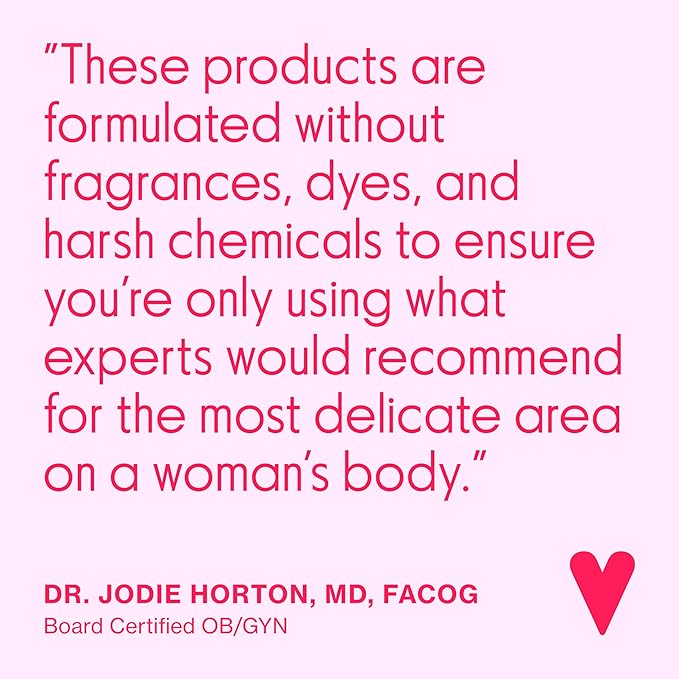 Love Wellness Skincare for Down There Bundle | Gentle pH Balancing Cleanser, Moisturizing Comfy Cream & Refreshing Wipes | Feminine Care for pH Balance, Dry & Sensitive Vulva | Fragrance-Free