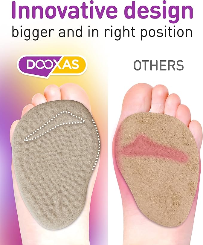Ball of Foot Cushions for High Heels – High Heel Inserts – Gel Shoe Inserts for Relieve Foot Pain – More Comfort with Foot Cushions for Women – Shoe Metatarsal Pads for Women