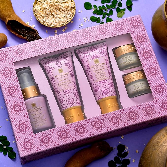 SPA CEYLON Skin Soothe Face Care Essentials Set | The Starter Ritual Kit | Skincare Gift Set for All Skin Types | Unisex Facial Skin Care Routine