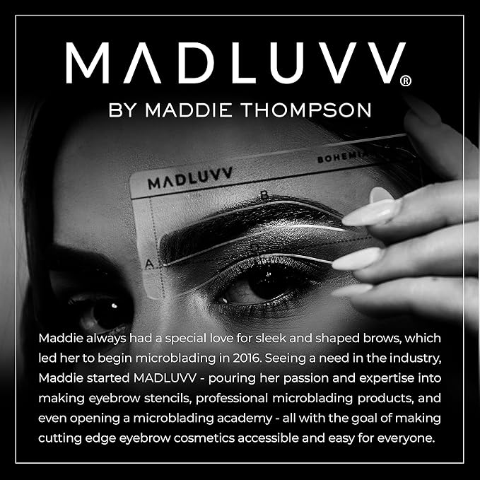 MADLUVV Brow Stamp Refill* - Color Stamp for Brows & Root Touch Up for Women & Men, Instantly Conceal Hair Loss, Grey Hair, Thinning Hair with Stain-Proof/Smudge-Proof Powder Formula (Taupe)