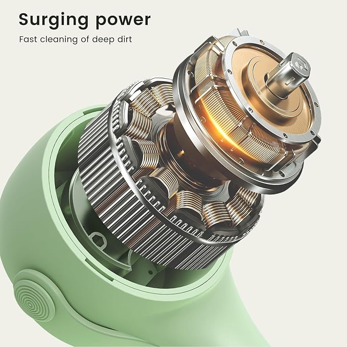 Electric Back Scrubber for Shower - Waterproof Rechargeable Exfoliating Brush for Deep Cleansing, Soft Bristles for Sensitive Skin, Dry/Wet Use for Back, Arms & Legs