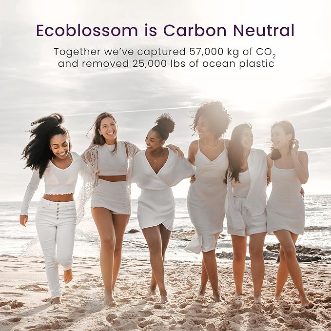 EcoBlossom Reusable Menstrual Cup Set - The Most Reliable Medical Grade Silicone Period Cups - Comfortably use for 12 Hours (2 Regular Cups)