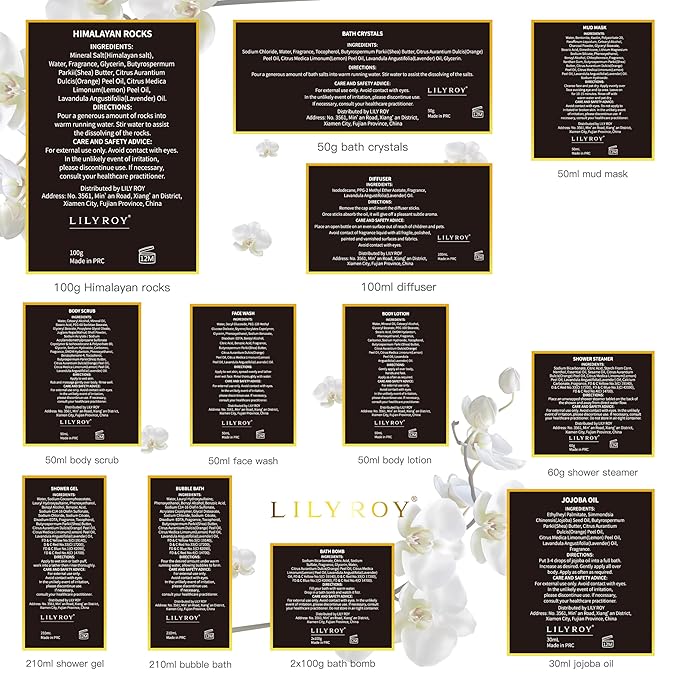 Valentines Day Gifts for Women - 18-Piece Luxury Gold Spa Gift Set, Premium Bath Collection | Father's Day, Mothers Day Gift, Birthday Gifts, Christmas, All Occasion Ultimate Holiday Gift