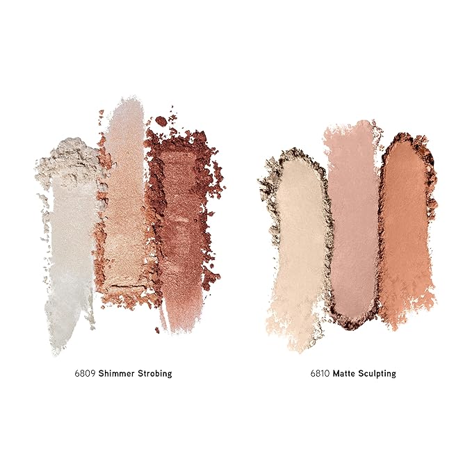 Physicians Formula Bronze Booster Highlight & Contour Palette with Brush, Blendable & Buildable Finish - Shimmer Glow