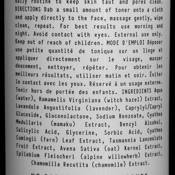 Triumph & Disaster | Logic Toner | Gentle, Hydrating & Cleansing - 100% Alcohol-Free Toner for Sensitive, Acne Prone Skin for Men, 8.45 fl oz