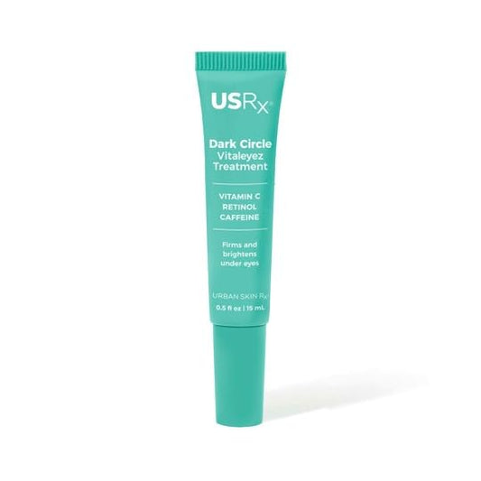 Urban Skin Rx® Dark Circle Vitaleyez Nighttime Eye Treatment Cream, Smooths & Brightens the Look of Tired Puffy Under-Eyes, Targets Dark Circles & Fine Lines with Caffeine & Hyaluronic Acid, 0.5 Oz