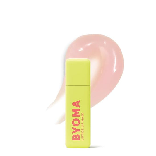 BYOMA Liptide Lip Mask - Lightweight, Overnight Mask - Peptide Lip Treatment with Peptides, Babassu Oil & AHA - Hydrating, Exfoliating Balm - 0.16 oz