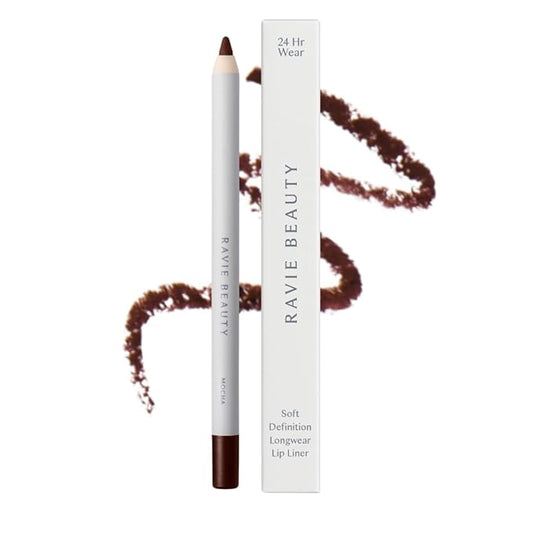 Ravie Beauty Soft Definition™ Longwear Lip Liner – Smudge-Resistant, Waterproof Precision Pencil for Effortless Shaping – Vegan & Cruelty-Free All-Day Wear Lip Definition (Mocha)