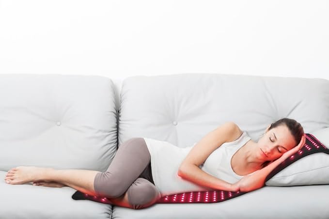 Red Light Therapy, Infrared Light Therapy 31.6" * 11.8" Large Wrap Pad 360LEDs for Body Back Waist Knee Joint Pain Relief, Muscle Repair, Decrease Inflammation, Ideal Gift