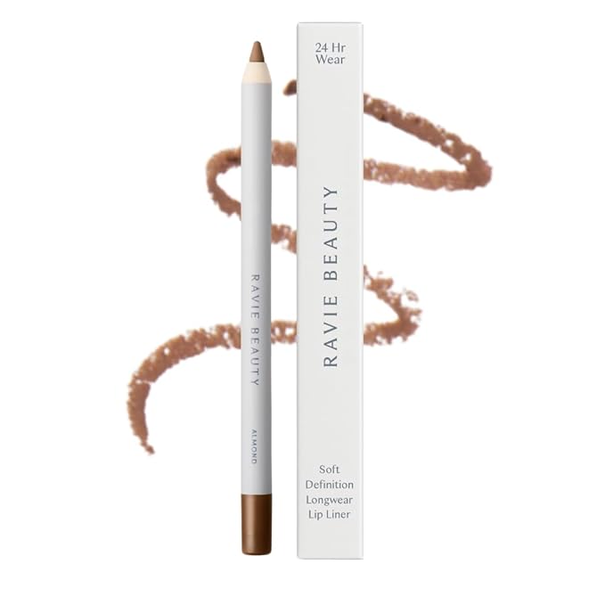 Ravie Beauty Soft Definition™ Longwear Lip Liner – Smudge-Resistant, Waterproof Precision Pencil for Effortless Shaping – Vegan & Cruelty-Free All-Day Wear Lip Definition (Almond)