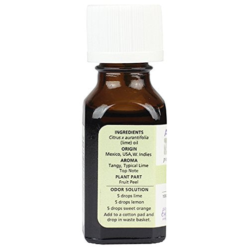 Aura Cacia Essential Oil, Freshening Lime, 0.5 Fluid Ounce