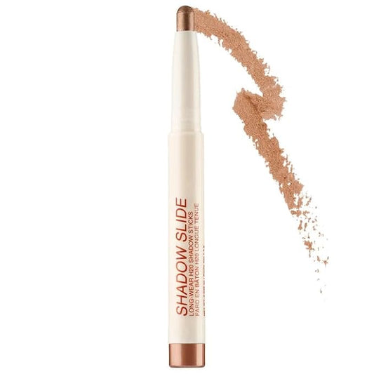 Freck Beauty SHADOW SLIDE Long Wear H2O Shadow Stick – Creamy, Waterproof Eyeshadow Crayon, Highly Pigmented, Smudge-Resistant, Easy Glide for All-Day Wear | PARTYWAVE (Warm bronze)