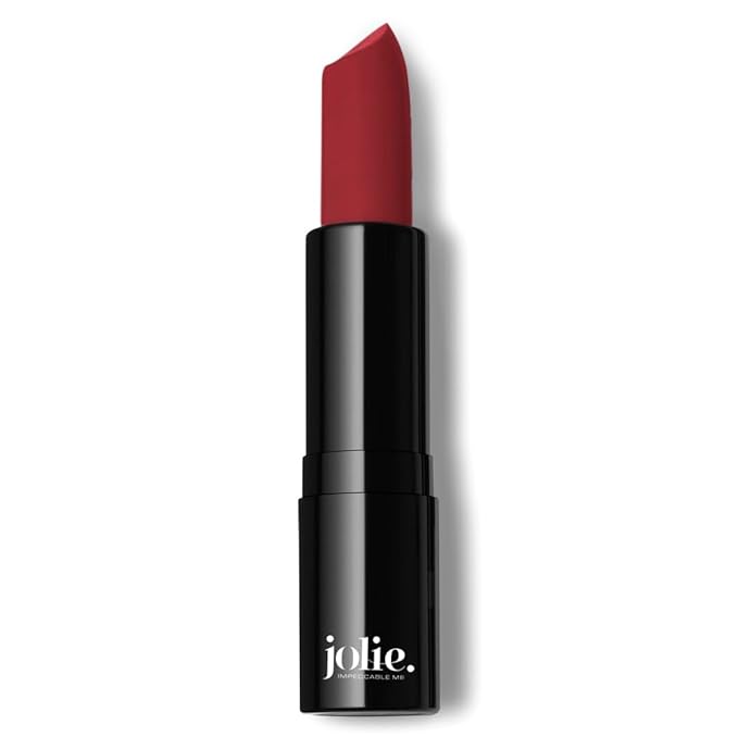 Jolie Moisture-Rich Cream Lipstick - FEMME FATALE (red w/a mauve undertone)