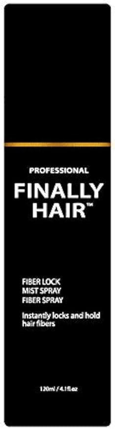 Finally Hair Fiber Lock Strong Holding Spray. Compatible/Replacement For Toppik, Xfusion, Febron, Bosley, Nanogen