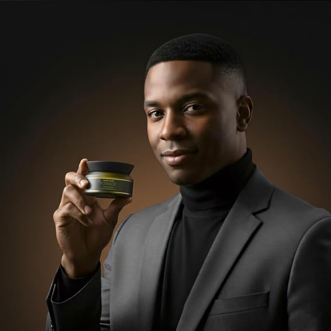 POMADE, With Rosemary Oil -Medium Hold & Shine - Hair Pomade for Black Men & Women to define Waves, Dreadlocks & Braids - Rosemary Oil with Fragrance -Hair Growth & Scalp Care- 100ml