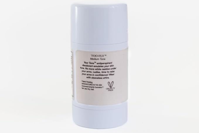 Enchanted Butterfly Tinted Antiperspirant Deodorant Stick- Medium Tone for Woman, Invisiable on Medium Skin Tones, For a Natural Look, Fresh Scent, For all Day Protection 2.5oz 1 count Original