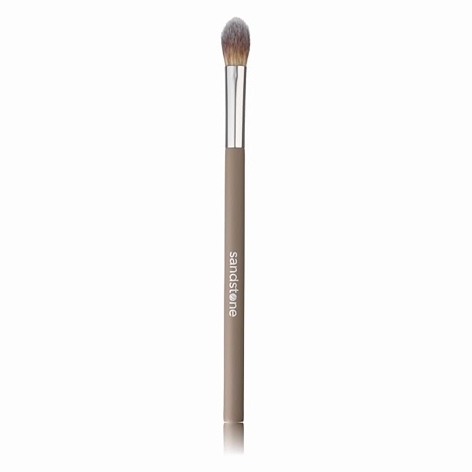 Sandstone Scandinavia Highlighter Makeup Brush - Professional Vegan Ultra Soft Bristles - Cruelty Free Premium Quality for All Skin Types