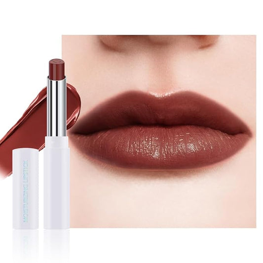 QIDSTERS Tinted Lip Balm Moisturizing Lipstick, Deep Cherry Brown Hydrating Lipstick for Women, 24 Hour Long Lasting Moisturization Lip Gloss Stain Makeup, Lightweight Non Greasy Moisturizer Lips, 05