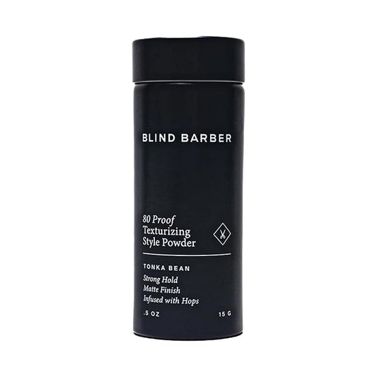 Blind Barber 80 Proof Texturizing Powder - Hair Styling Texture Powder for Men - Builds Weightless Volume - Matte Finish - Medium-to-Strong Hold Hair Products (0.5 oz)
