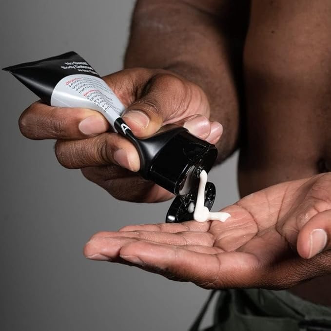 Anthony No Sweat Body Defense Deodorant for Men, Anti-Chafing & Anti-Itch Cream-to-Powder Lotion for Groin, Thighs & Underarms, Talc-Free, Absorbs Moisture, Sweat & Odor Control, 3 fl oz (Pack of 3)