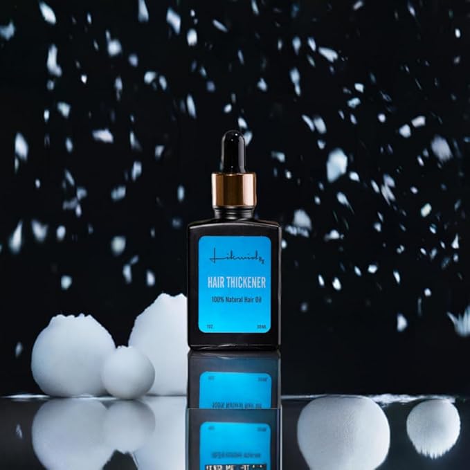 Hair Thickener Natural Hair Oil, Sesame, Sweet Almond and Castor Oils, Reduces Gray Hair, Strengthens Follicles