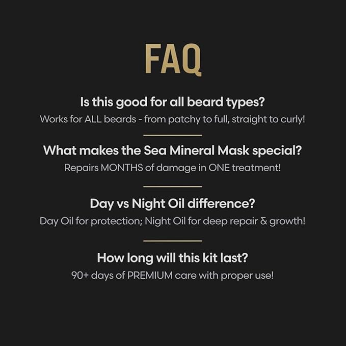 The Complete Beard Growth Kit by Beard Struggle - Mens Grooming Kit with Balm, Mask, Conditioner, Wash & Oils - Aesir's Triumph, Platinum Collection