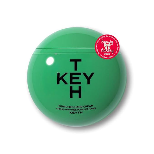 KEYTH PERFUMED HAND CREAM #DROPPED PEARL OF DRAGON (70ML, 2.36 FL.OZ.) / Rich Scent, Provides Glow and Moisture, Refreshing Finish, Mossy&Green, Ceramide NP