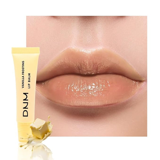 evpct Nourishing Moisturizing Tinted Lip Balm for A Sheer Tint of Color, Softens Smooths Hydrates Moisturizes Lightweight, Lip Care Gloss Plumper Stain for Women Dry & Chapped Lips, VANILLA FROSTING