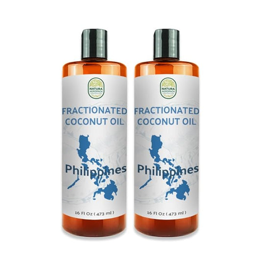 Nature Packaged Fractionated Coconut Oil - Sourced Directly from our Farm Partner in the Philippines - Carrier Oil for Diluting Essential Oils, Body, Hair, and Skin Moisturizer - (32oz)