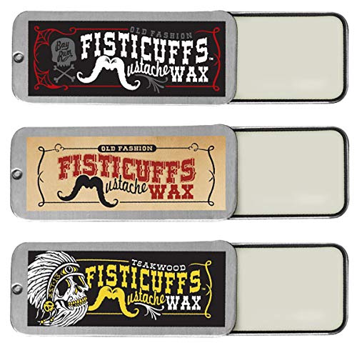 Grave Before Shave Fisticuffs Mustache Wax 3 Pack