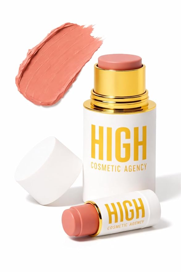 Contour Sticks Makeup Set, For Tan Skin, Vegan Formula, Creamy, Blendable, Lightweight, Non-Greasy-Wear,Luxury Cream Contour Stick,HIGH COSMETIC AGENCY (Blush Shy)