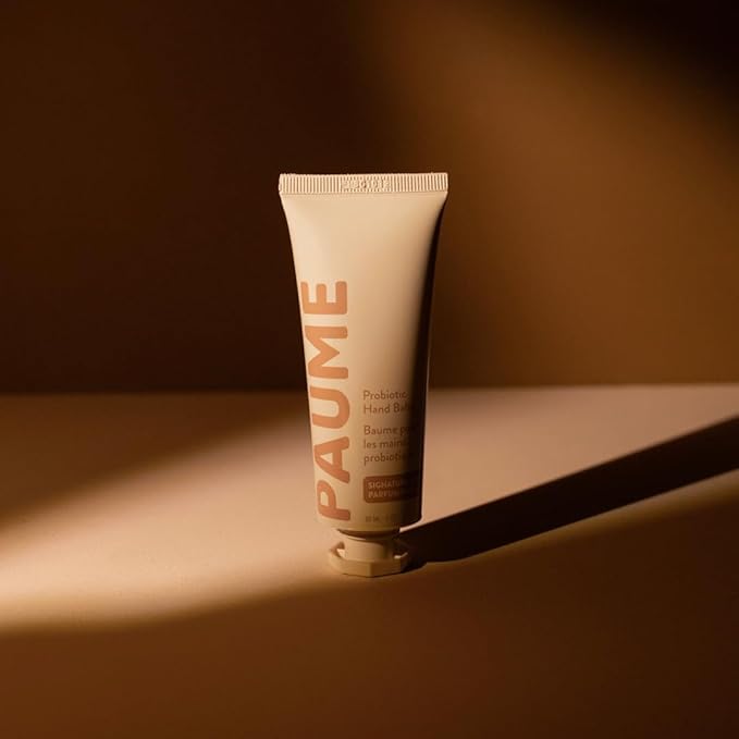 PAUME Probiotic Hand Balm, Non-Greasy, Fast Absorbing, Long Lasting Hydration, Hand Moisturizer for Dry, Chapped, Aging Skin, 2oz