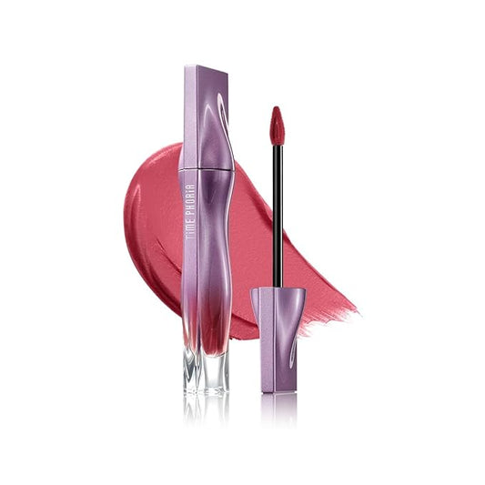 Nebula Velvet Lip Cream, 13 Aquila Muted Pink Lip Color, Velvet Matte Finish, Lightweight Non-Drying Soft Cream Texture, Blurs Lip Lines, High Pigment Transfer-Proof Long-Lasting Lip Tint
