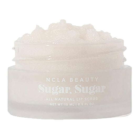 NCLA - Natural Sugar, Sugar Lip Scrub | Vegan, Cruelty-Free, Clean Skincare (Birthday Cake)