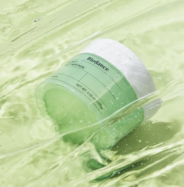 Biodance Sea Kelp Gel Toner Pads, Calming Toner Pads for Sensitive Skin, Oil & Sebum Control, Refreshing Blemish Care, Korean Skin Care, Valentines Day Gifts for Herㅣ4.93 fl.oz.(140g)*60Pads