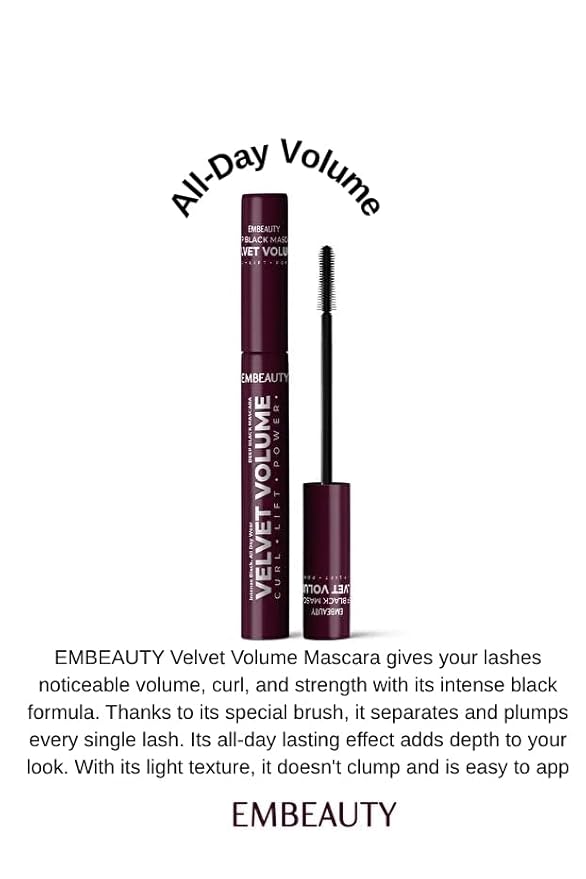 Ultra Black Volumizing Mascara – Lengthening, Waterproof & Smudge-Proof Formula, Long-Lasting Full Volume Effect, Easy-Apply Original Size Brush – 9 ml / 0.30 fl oz