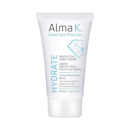 Alma K Protective Hand Cream - Hand Cream for Women - Cocoa Butter Lotion - Moisturizing Lotion for Dry Hands - Hand Lotion for Dry Skin - 1.3 oz